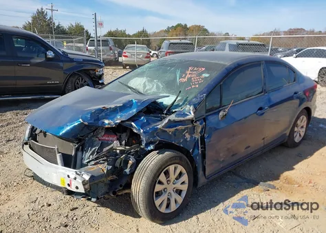 2012 Honda Civic Lx z USA, uszkodzony, nr VIN 2HGFB2F57CH573000